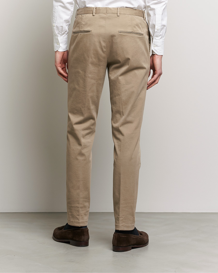 Herr | Byxor | Oscar Jacobson | Denz Casual Cotton Trousers Beige