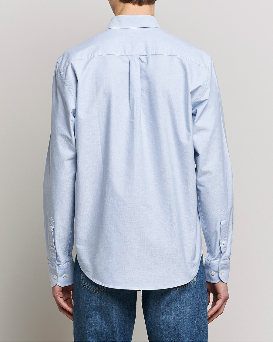 Herr | Skjortor | Oscar Jacobson | Regular Fit Button Down Oxford Shirt Light Blue