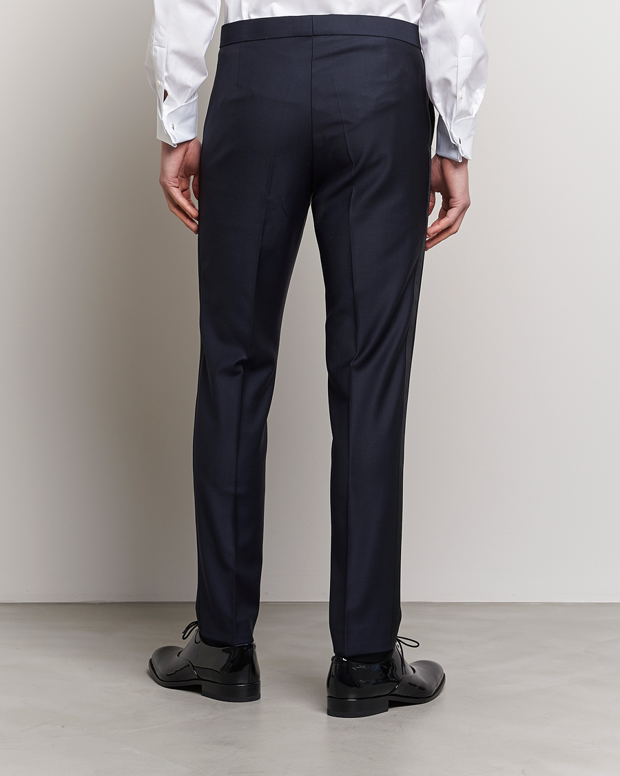 Herr | Byxor | Oscar Jacobson | Denz Tuxedo Trousers Navy
