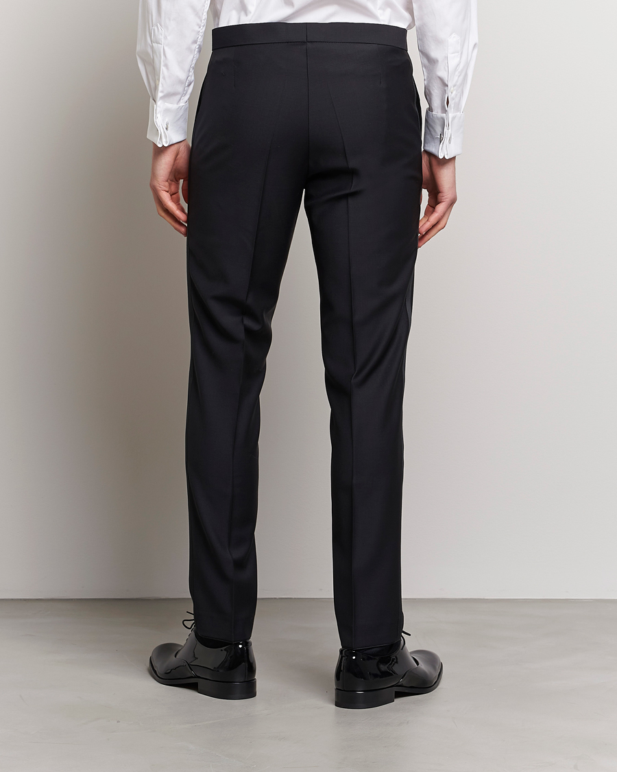 Herr | Byxor | Oscar Jacobson | Denz Tuxedo Trousers Black
