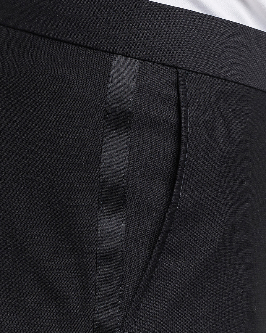 Herr | Byxor | Oscar Jacobson | Denz Tuxedo Trousers Black