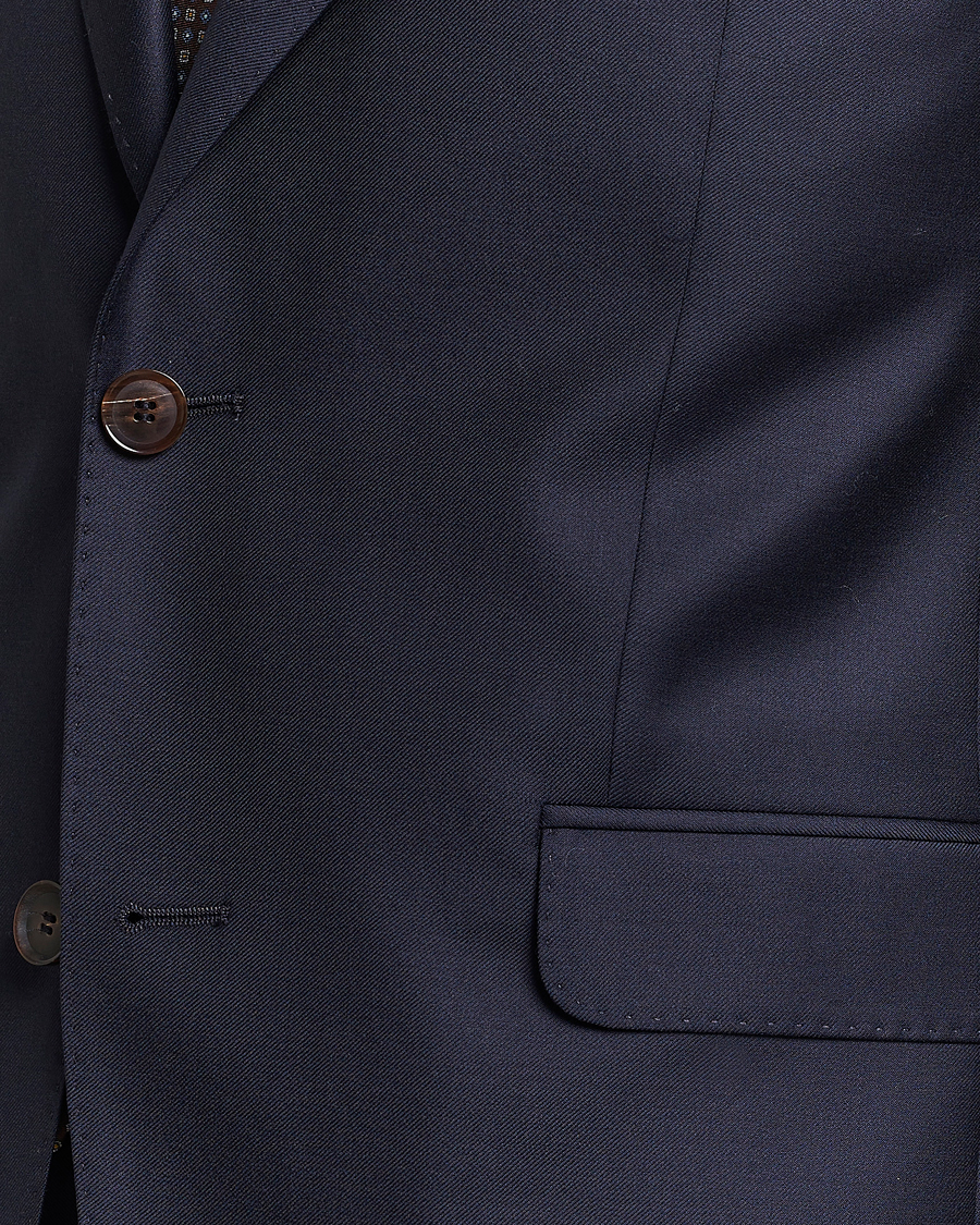 Herr | Kostymer | Oscar Jacobson | Ego Loro Piana Zelander Merino Wool Suit Navy