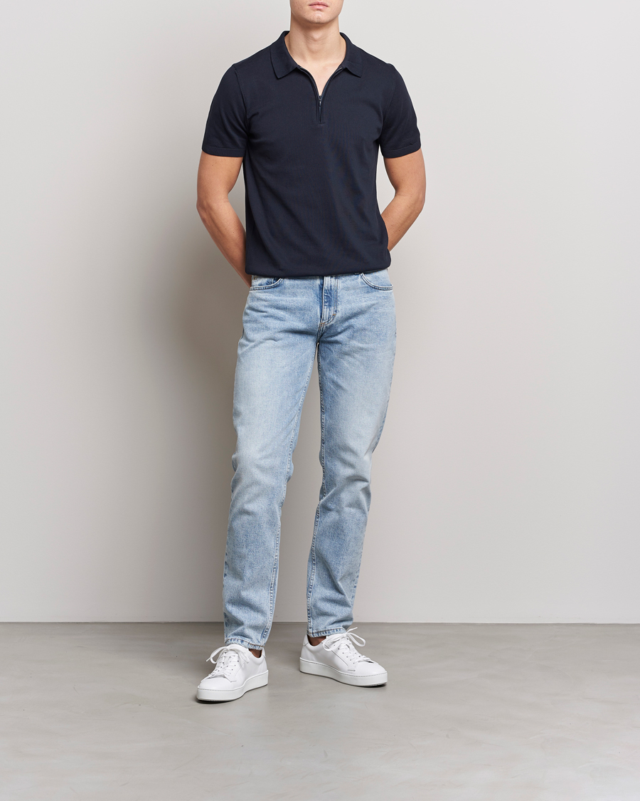 Herr | Jeans | Oscar Jacobson | Albert Cotton Stretch Jeans Light Wash