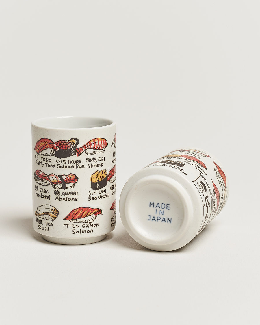 Herr | Beams Japan Ceramic Sushi Cup Set White | Beams Japan | Ceramic Sushi Cup Set White