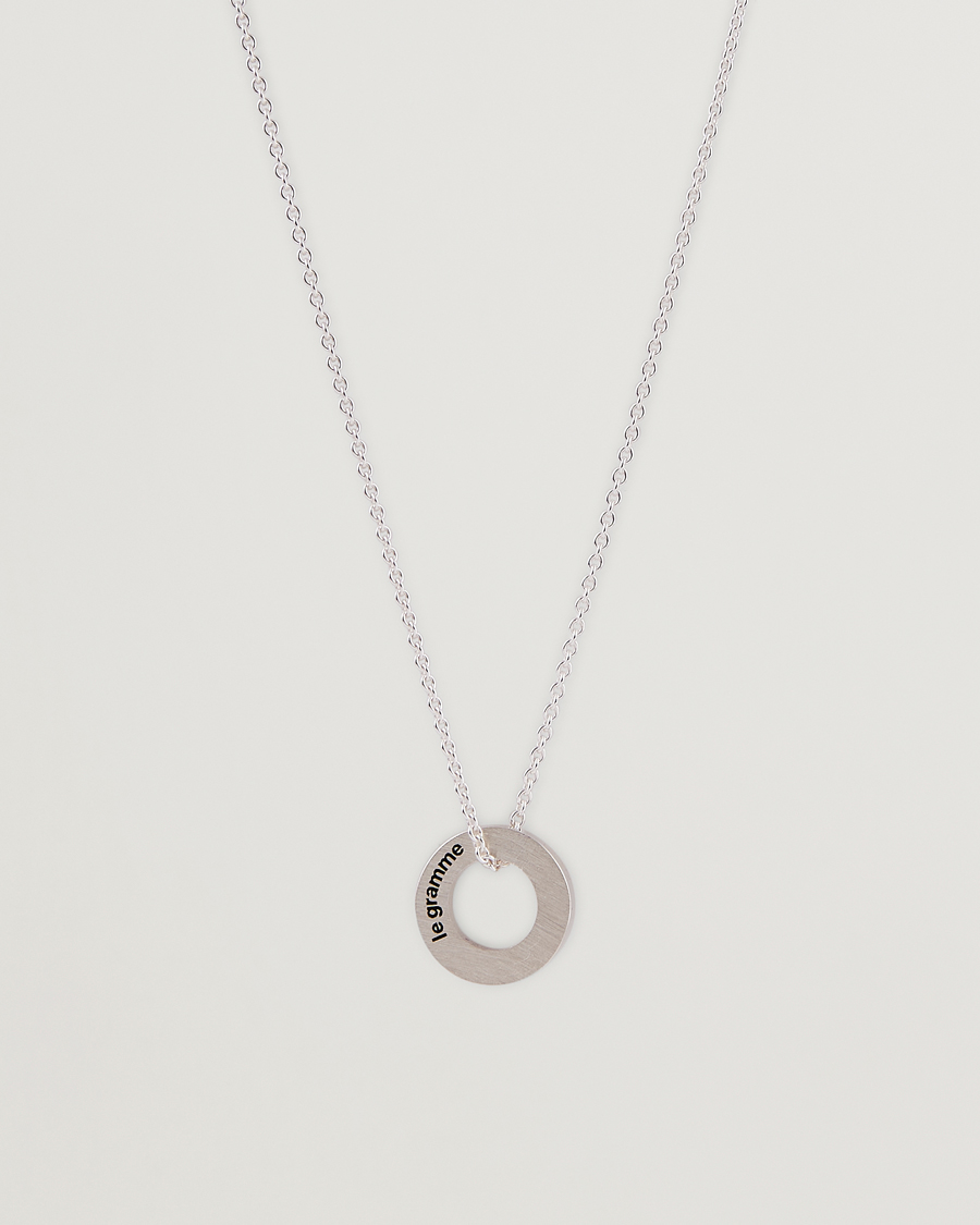 Herr | Smycken | LE GRAMME | Circle Necklace Le 1.1 Sterling Silver