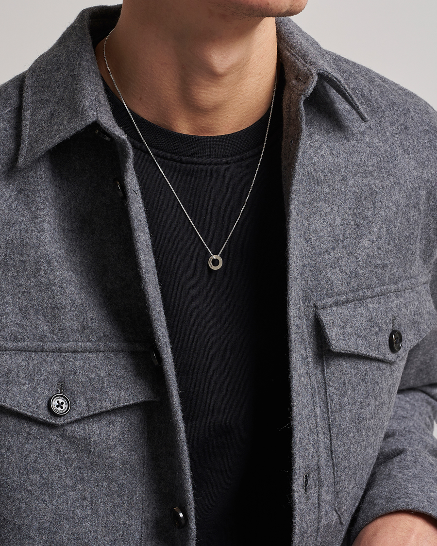 Herr | Accessoarer | LE GRAMME | Circle Necklace Le 1.1 Sterling Silver