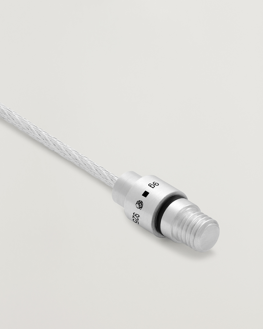 Herr | LE GRAMME Triptych Cable Bracelet Brushed Sterling Silver 9g | LE GRAMME | Triptych Cable Bracelet Brushed Sterling Silver 9g