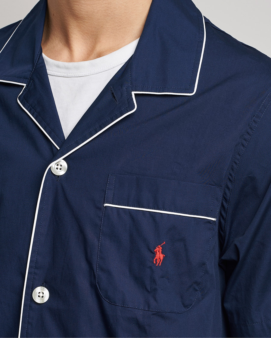 Herr | Polo Ralph Lauren Short Sleeve Pyjama Set Solid Navy | Polo Ralph Lauren | Short Sleeve Pyjama Set Solid Navy
