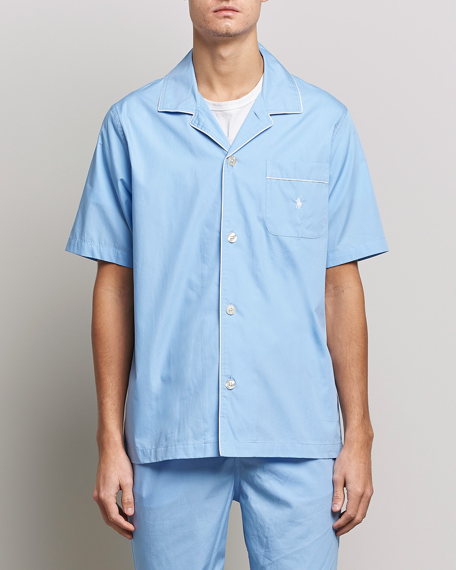 Herr | Gåvor | Polo Ralph Lauren | Cotton Short Pyajama Set Solid Austin Blue