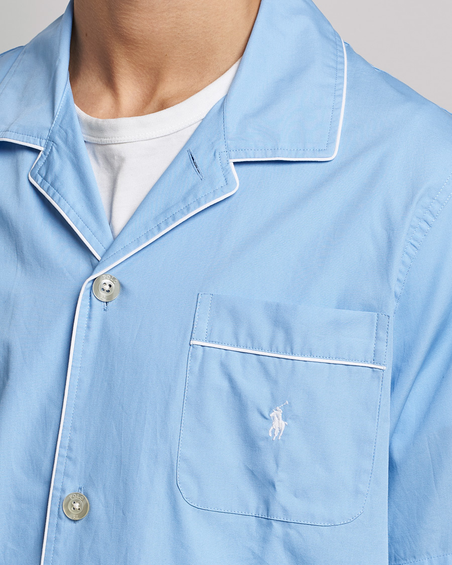 Herr | Pyjamas & Morgonrockar | Polo Ralph Lauren | Cotton Short Pyajama Set Solid Austin Blue