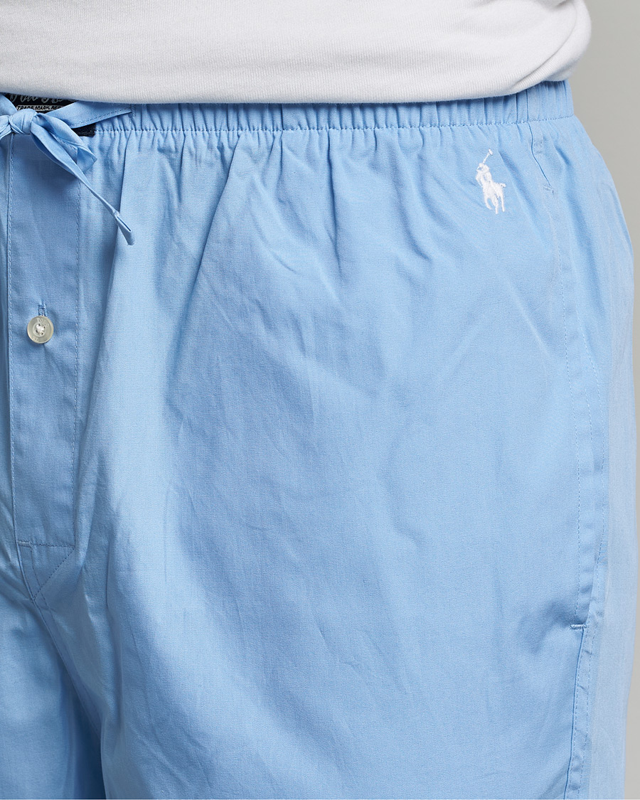 Herr | Pyjamas & Morgonrockar | Polo Ralph Lauren | Cotton Short Pyajama Set Solid Austin Blue