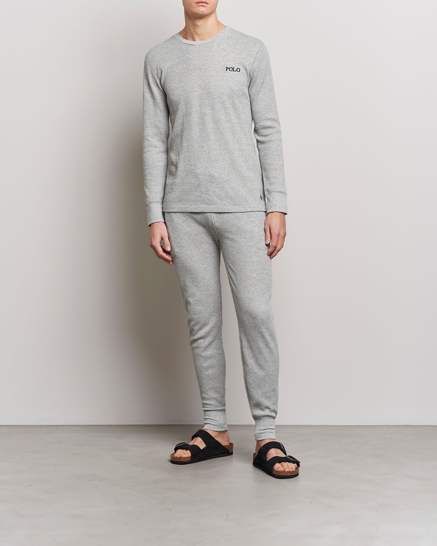Herr | T-Shirts | Polo Ralph Lauren | Waffle Long Sleeve Crew Neck Andover Heather
