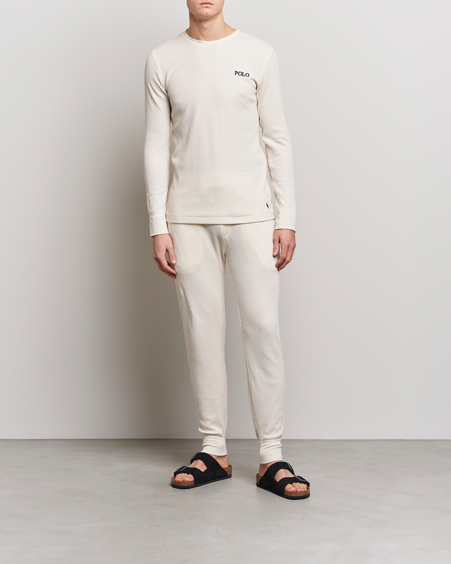 Herr | Byxor | Polo Ralph Lauren | Waffle Sweatpants Guide Cream