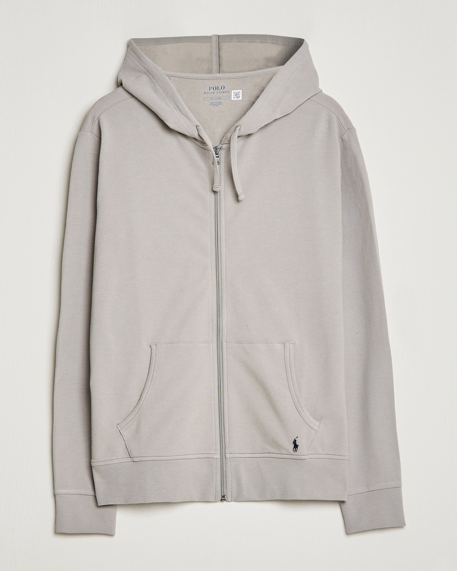 Herr | Tröjor | Polo Ralph Lauren | Cotton Jersey Long Sleeve Hoodie Grey Frog