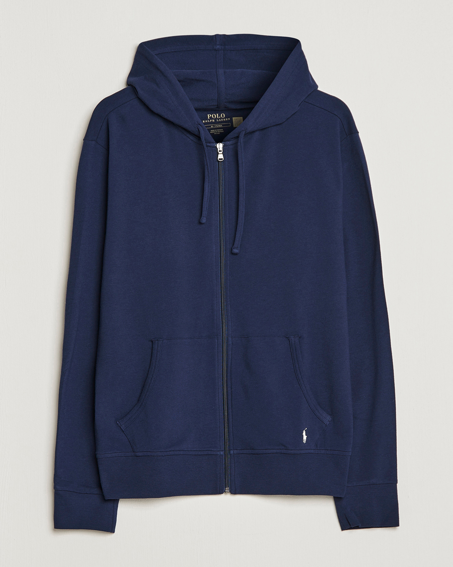 Herr | Tröjor | Polo Ralph Lauren | Cotton Jersey Long Sleeve Hoodie Cruise Navy