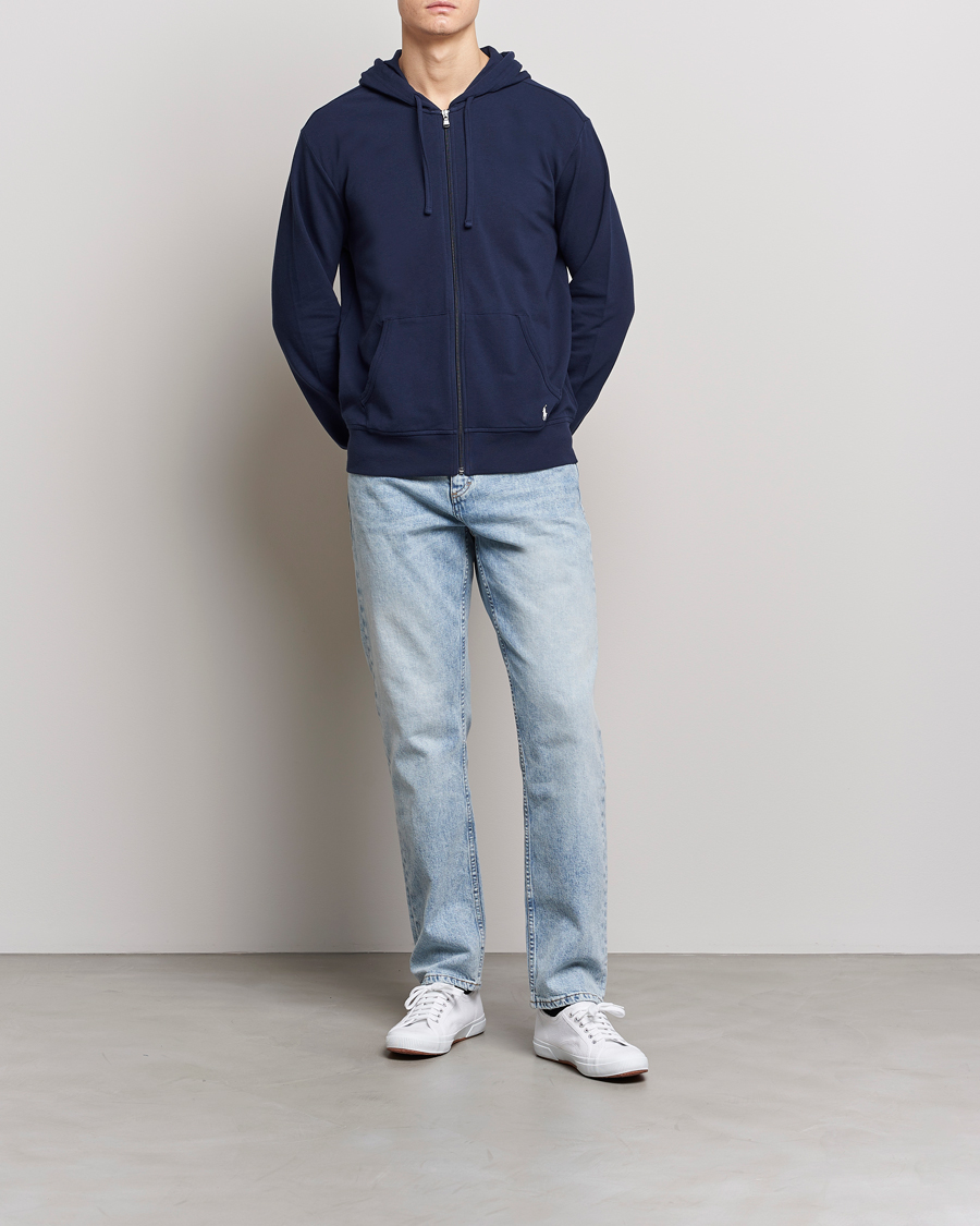 Herr | Tröjor | Polo Ralph Lauren | Cotton Jersey Long Sleeve Hoodie Cruise Navy