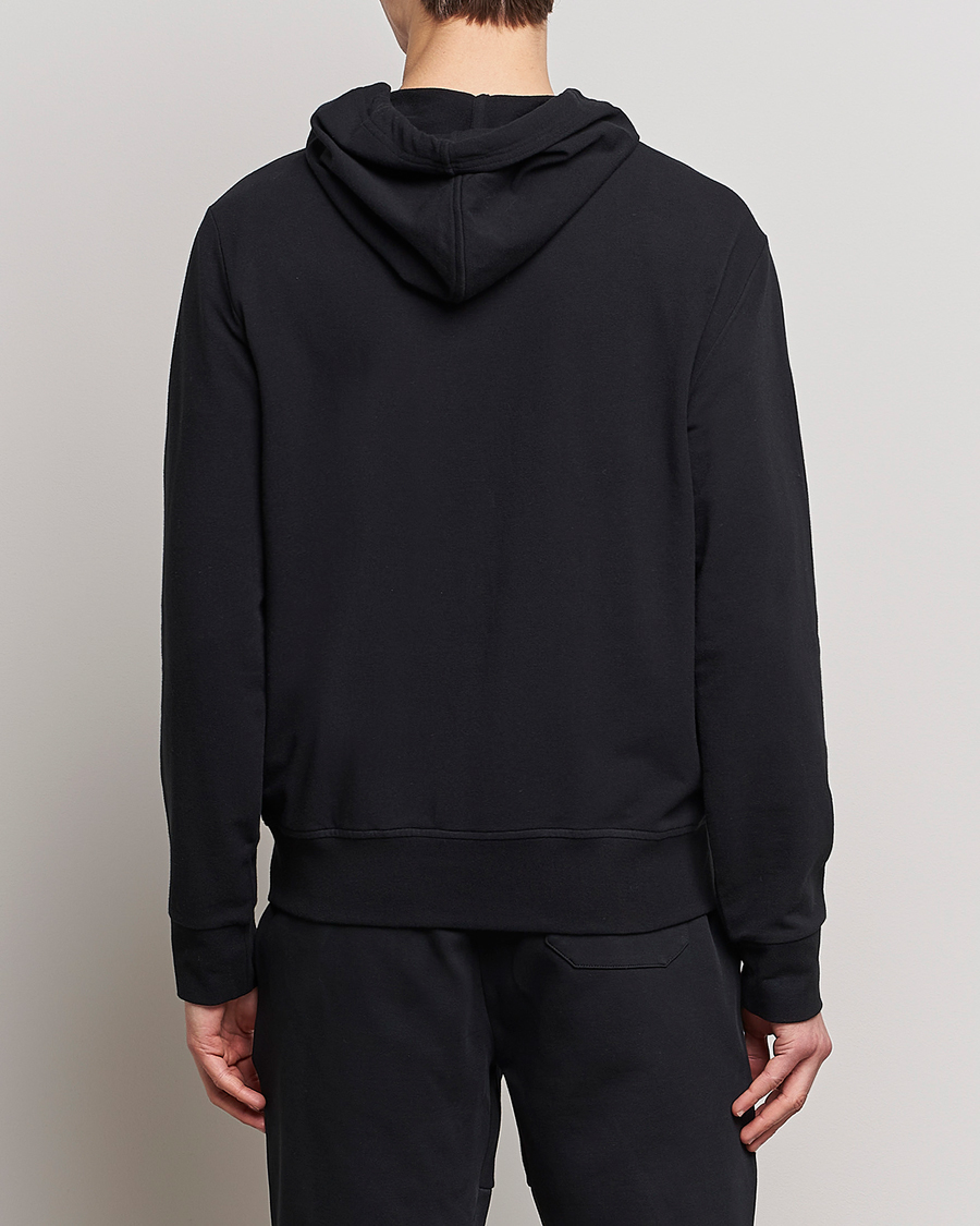 Herr | Tröjor | Polo Ralph Lauren | Cotton Jersey Long Sleeve Hoodie Polo Black