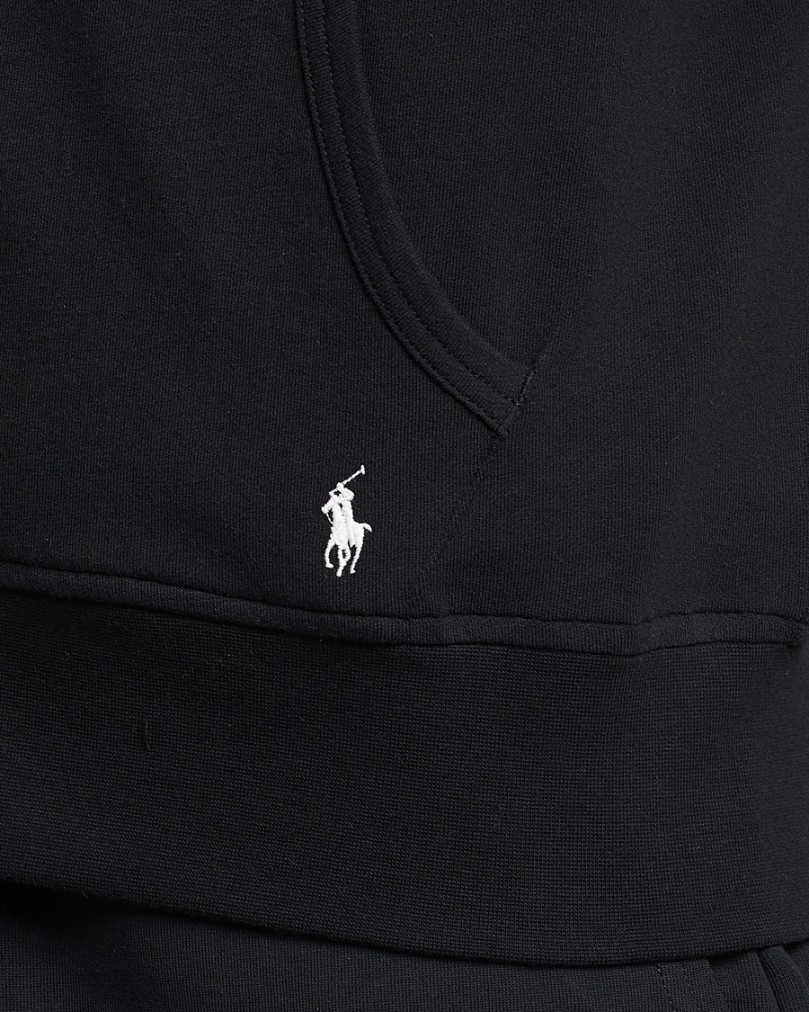 Herr | Tröjor | Polo Ralph Lauren | Cotton Jersey Long Sleeve Hoodie Polo Black