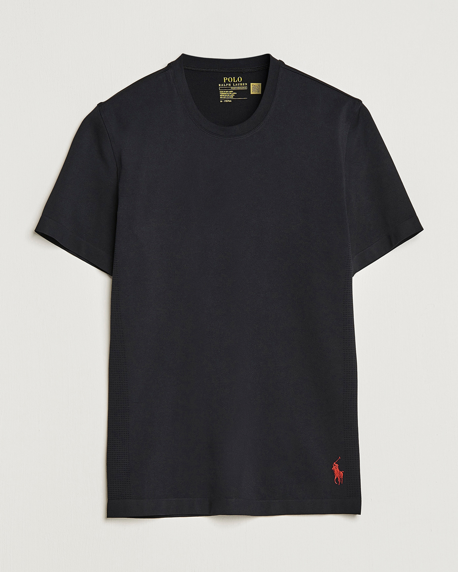 Herr | T-Shirts | Polo Ralph Lauren | Active Crew Neck Tee Polo Black