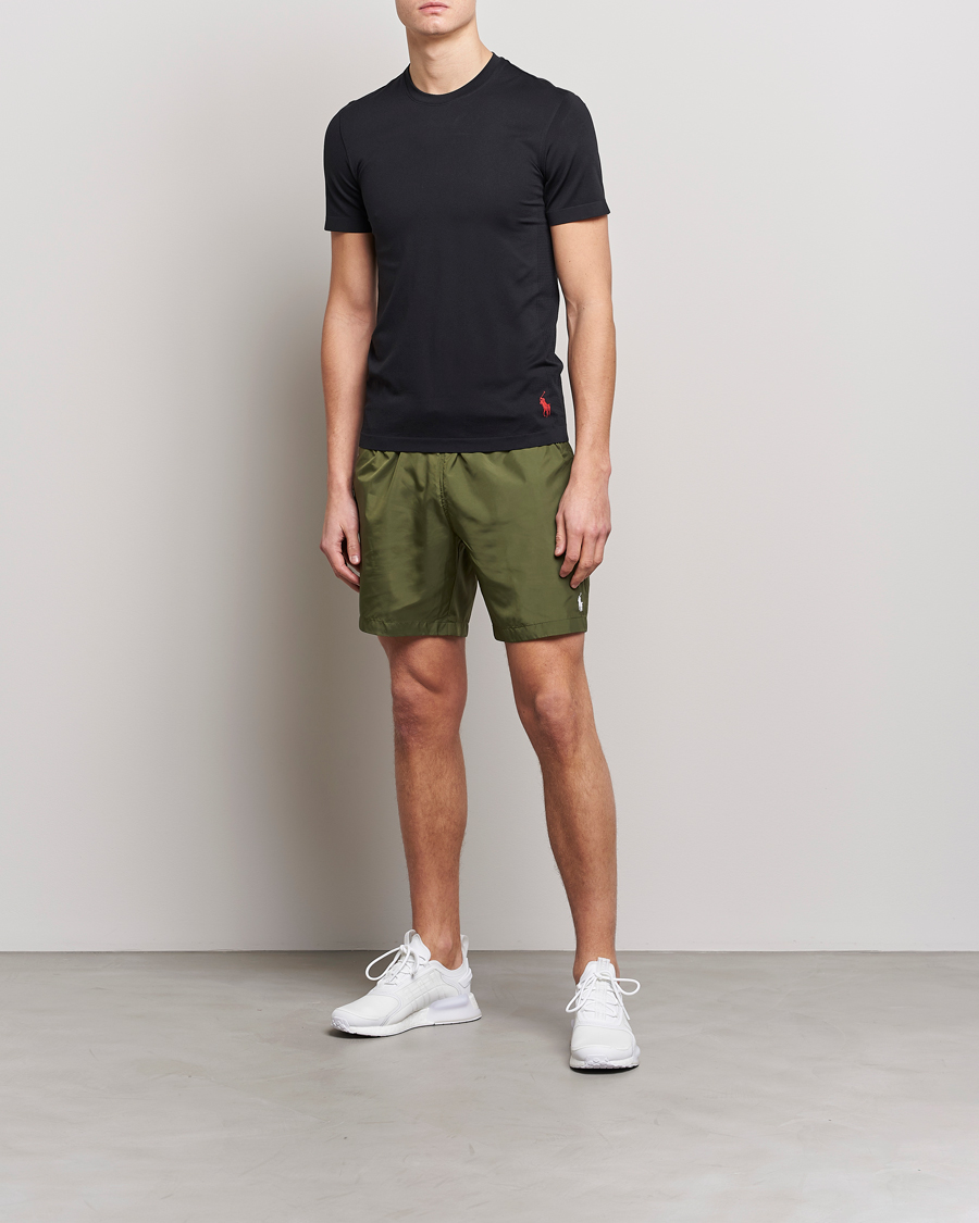 Herr | T-Shirts | Polo Ralph Lauren | Active Crew Neck Tee Polo Black