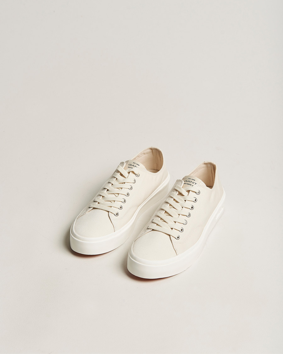 Herr | GANT Prepbro Canvas Sneaker Off White | GANT | Prepbro Canvas Sneaker Off White