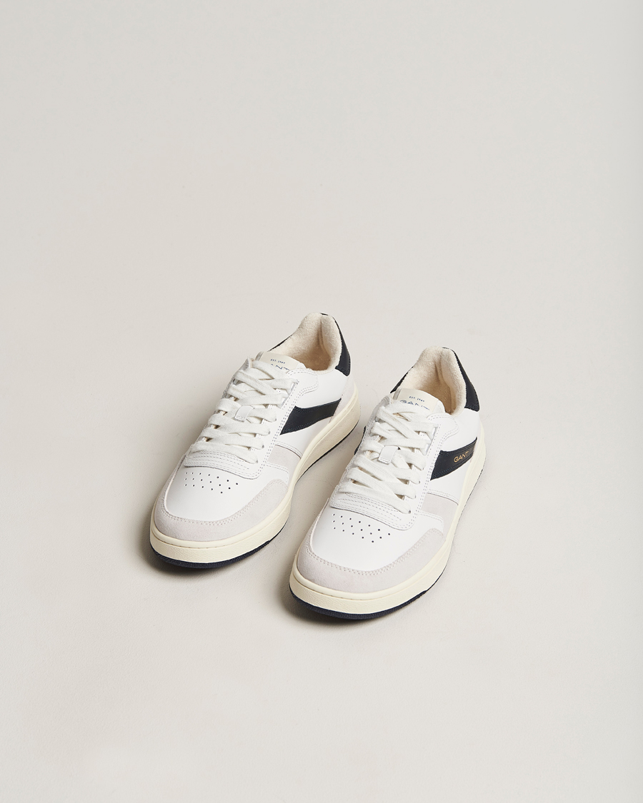 Herr | GANT Goodpal Sneaker White/Marine/Sand Suede | GANT | Goodpal Sneaker White/Marine/Sand Suede