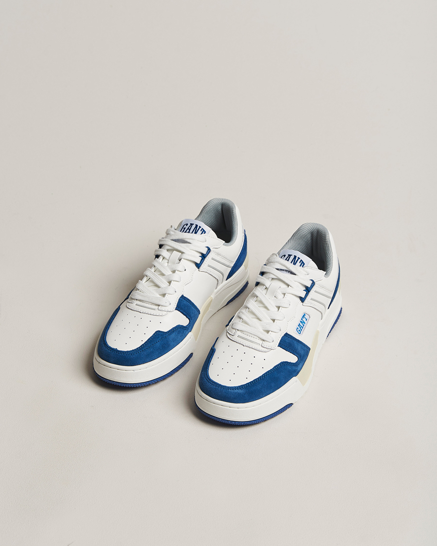 Herr | GANT Brookpal Sneaker White/Blue | GANT | Brookpal Sneaker White/Blue