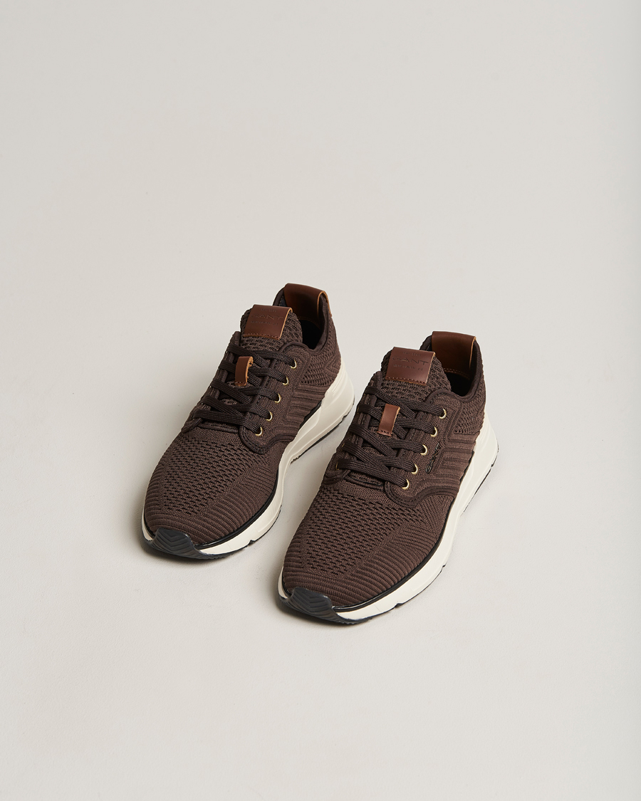 Herr | Running sneakers | GANT | Beeker Mesh Sneaker Dark Brown