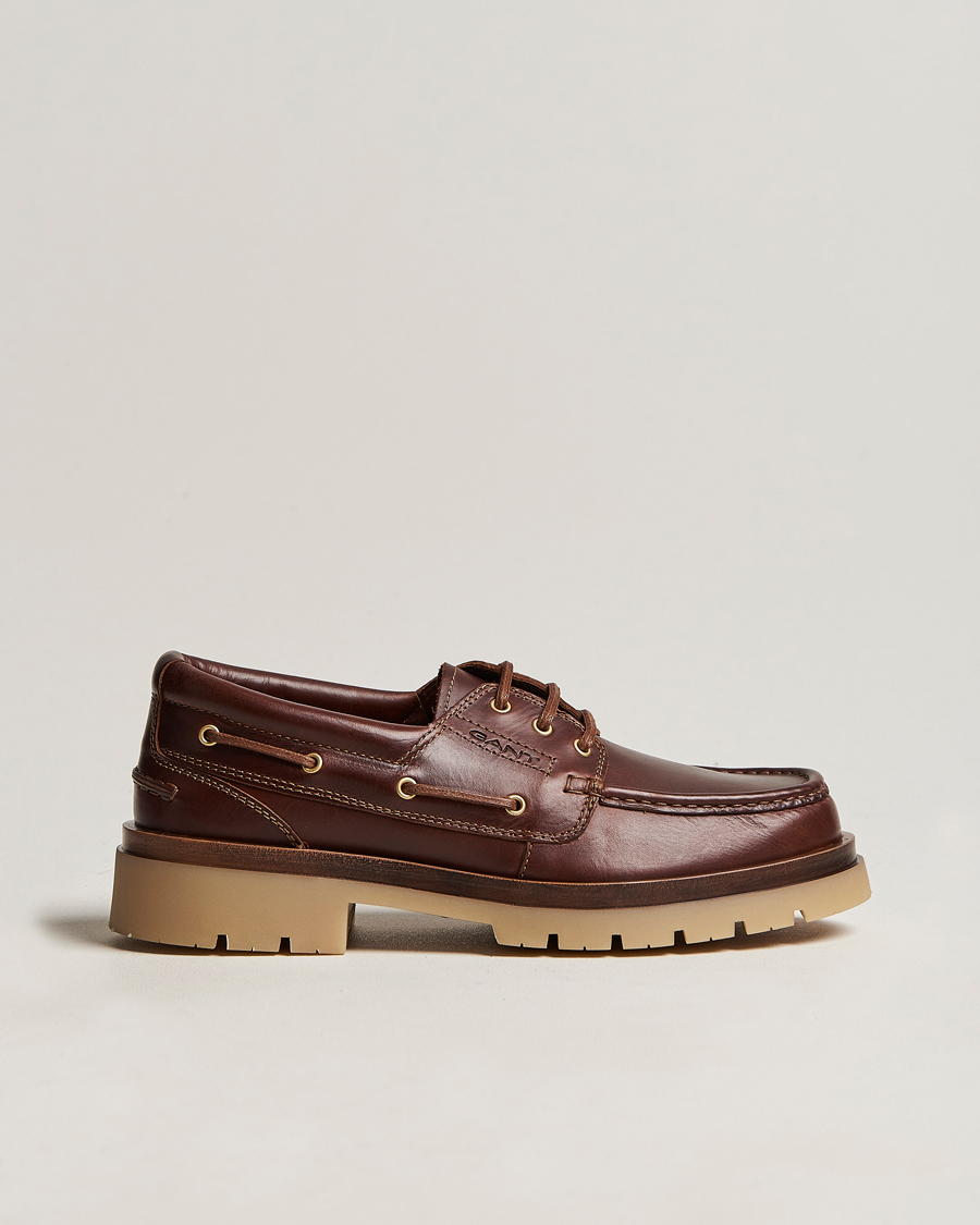 Herr | GANT Zeamee Leather Boat Shoe Cognac | GANT | Zeamee Leather Boat Shoe Cognac