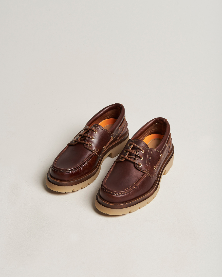Herr | GANT Zeamee Leather Boat Shoe Cognac | GANT | Zeamee Leather Boat Shoe Cognac