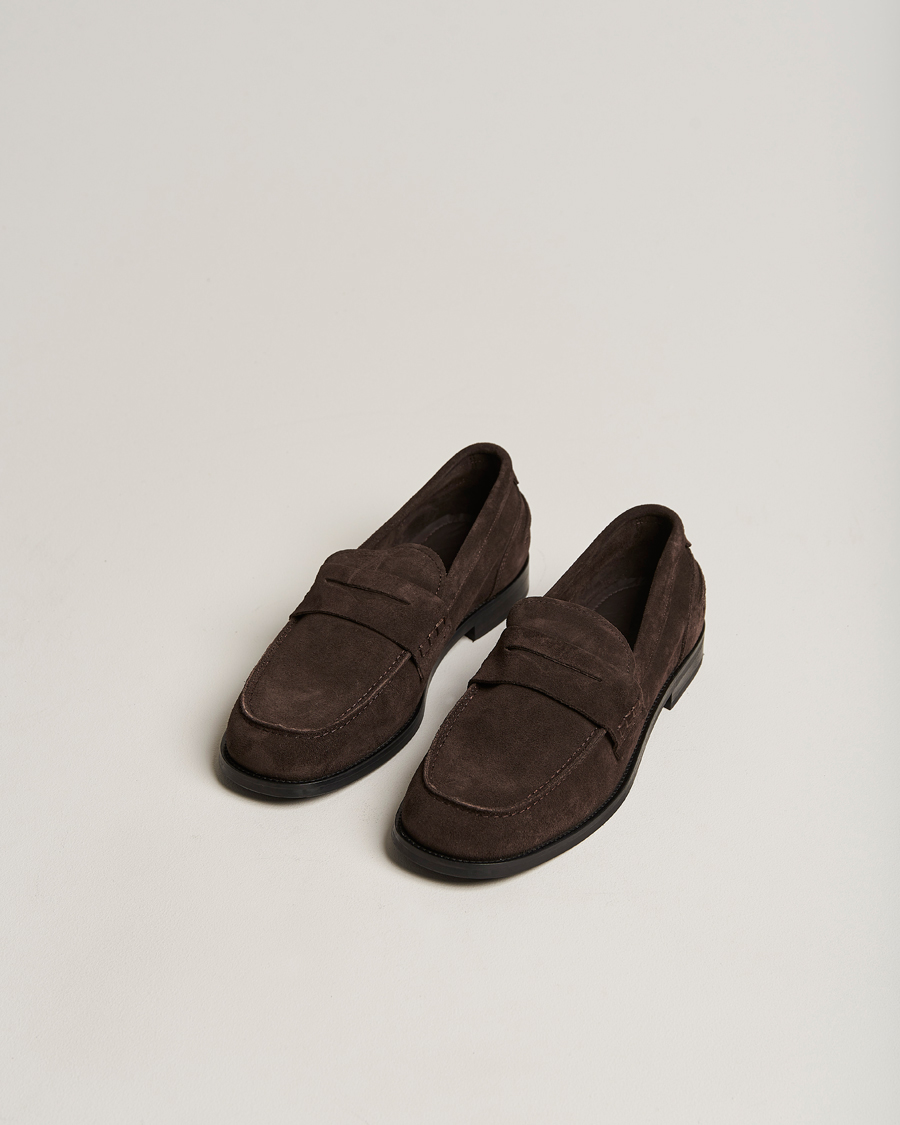 Herr | Loafers | GANT | Louon Suede Loafer Espresso