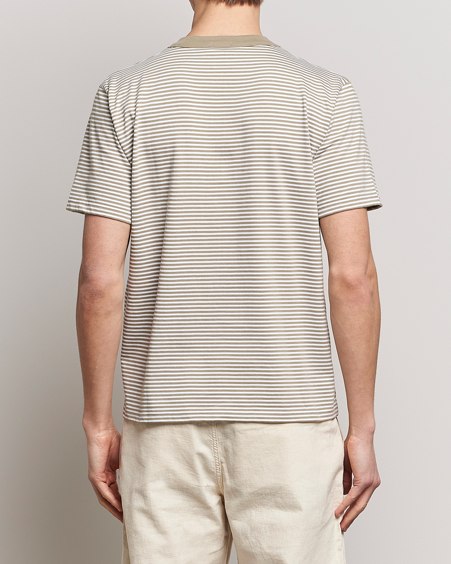 Herr | T-Shirts | Armor-lux | Héritage Stripe T-Shirt Blanc/Argile