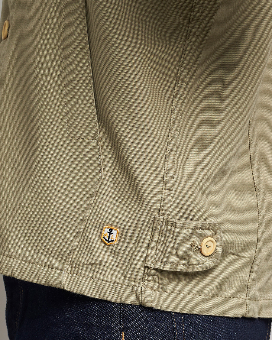 Herr | Skjortor | Armor-lux | Veste Pecheur Heritage Overshirt Argile