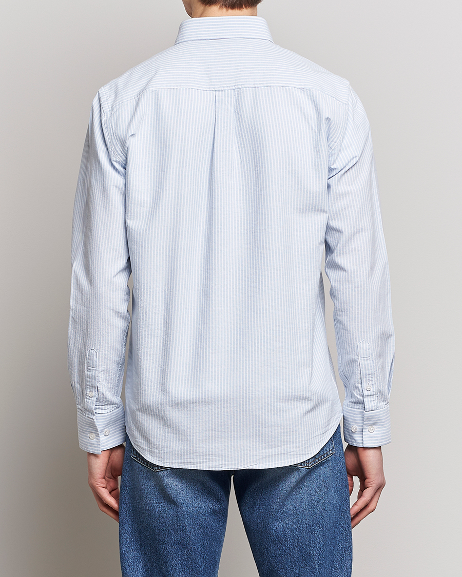 Herr | Skjortor | Armor-lux | Chemise Oxford Shirt Blue/Milk