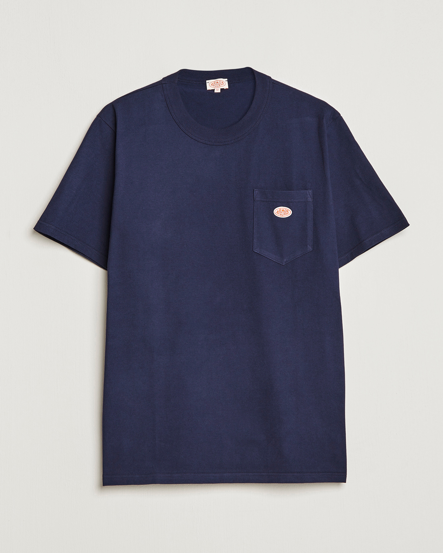 Herr | T-Shirts | Armor-lux | Callac Pocket T-Shirt Navy
