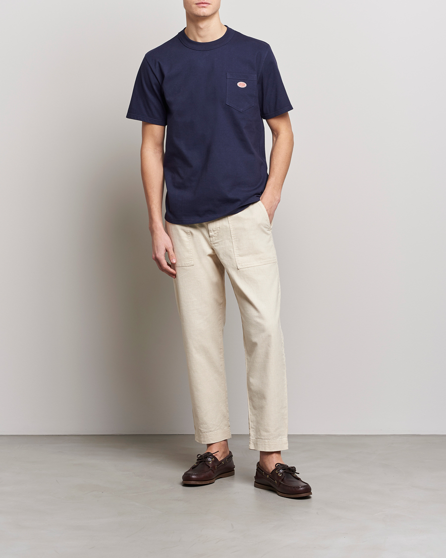 Herr | T-Shirts | Armor-lux | Callac Pocket T-Shirt Navy