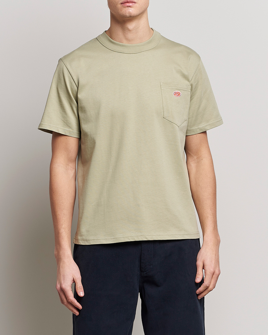 Herr | Kortärmade t-shirts | Armor-lux | Callac Pocket T-Shirt Argile