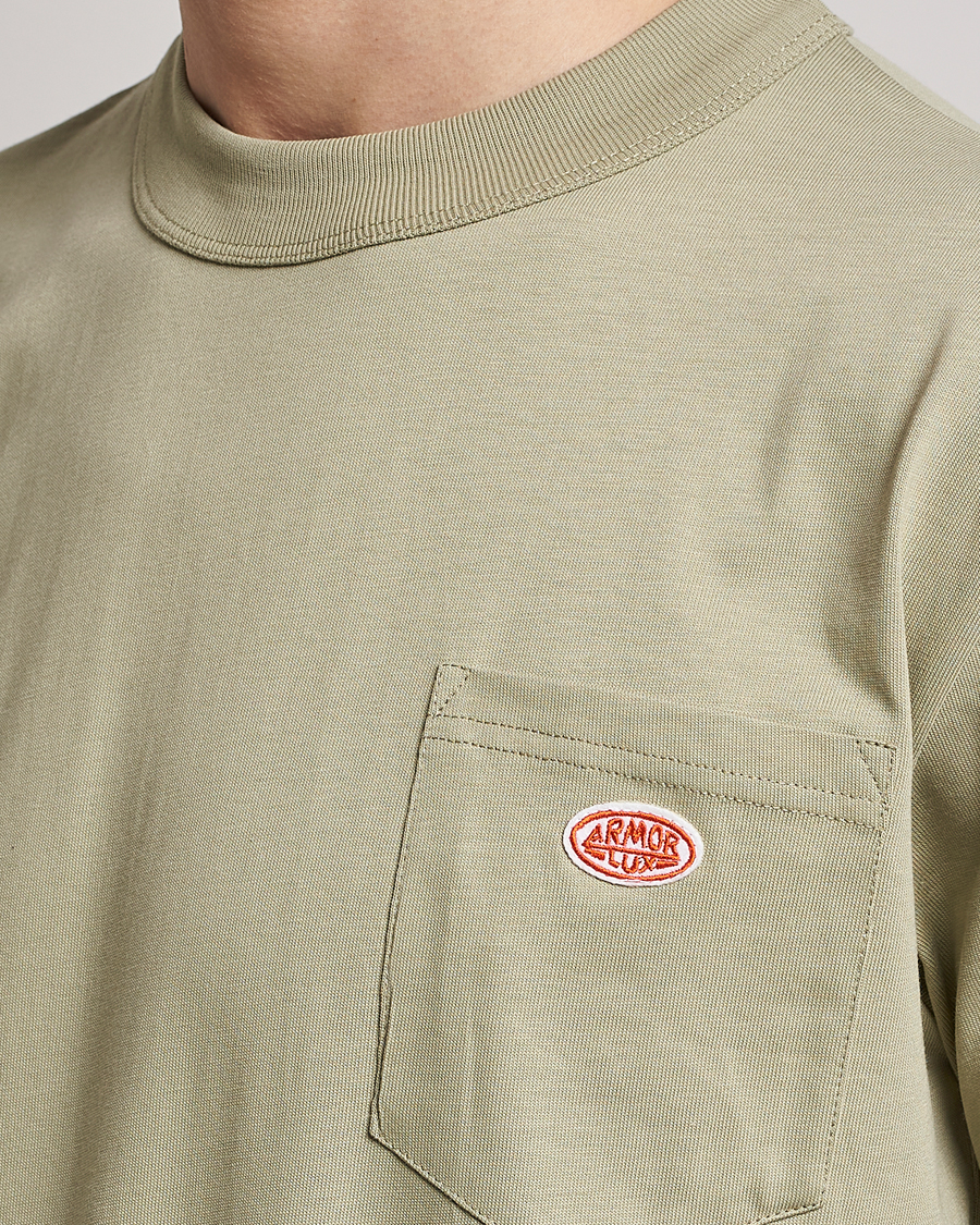 Herr | T-Shirts | Armor-lux | Callac Pocket T-Shirt Argile