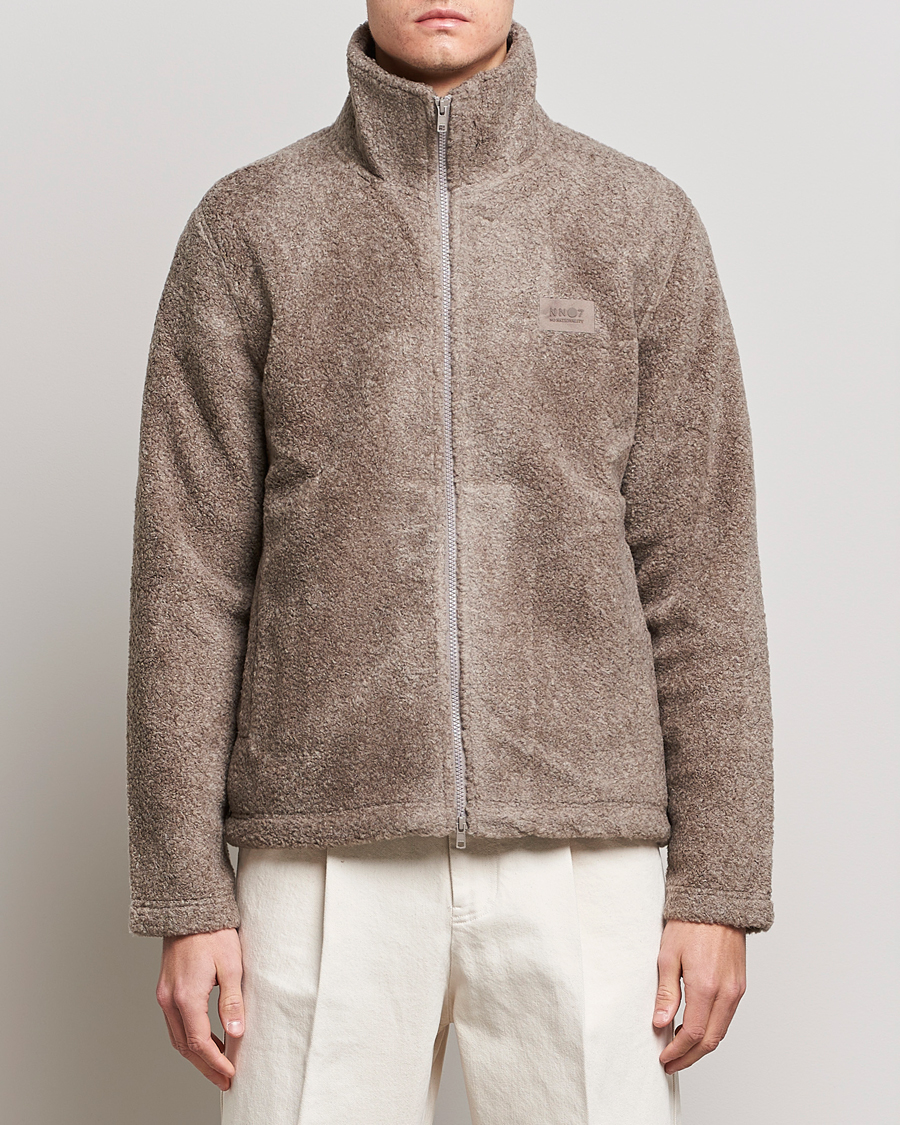 Herr | Tröjor | NN07 | Nil Pile Full Zip Jacket Iron