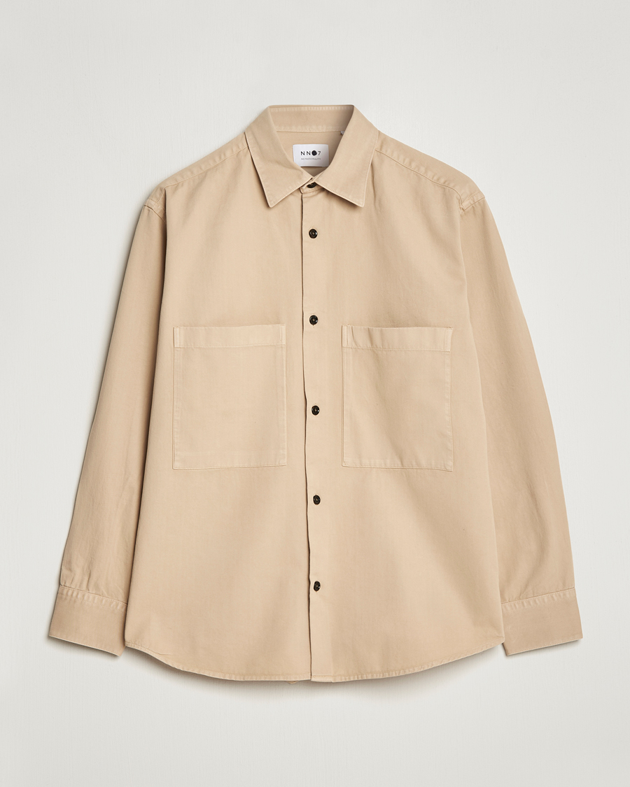 Herr | Skjortor | NN07 | Freddy Pocket Overshirt Light Khaki