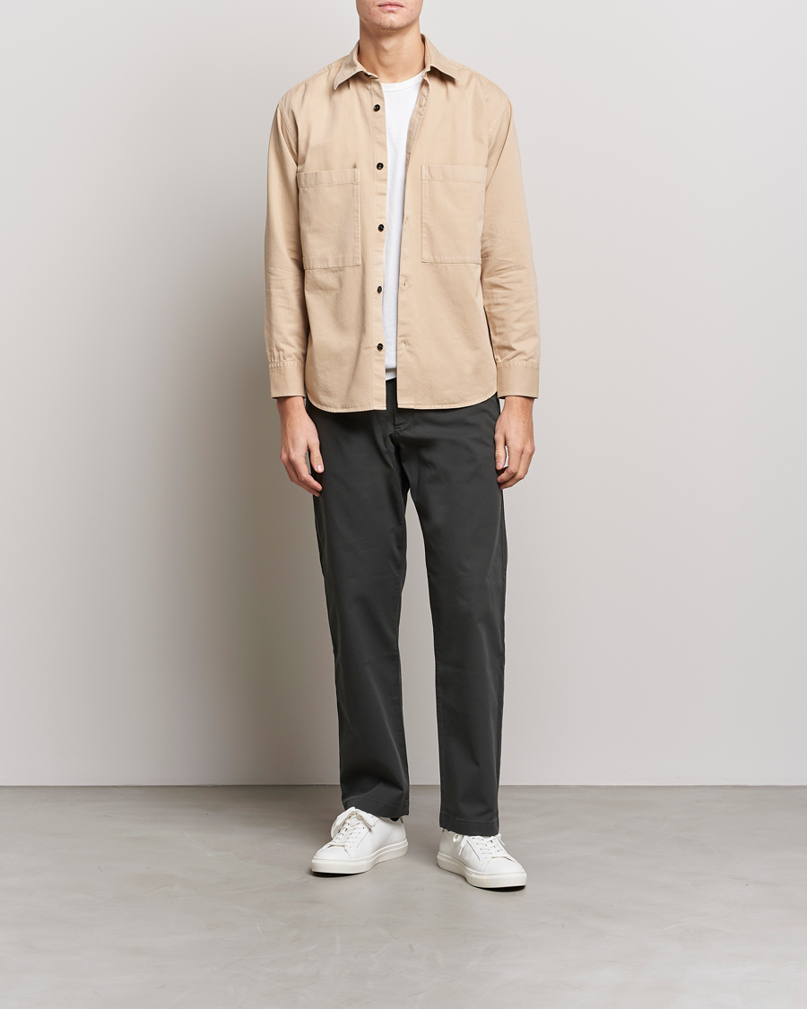 Herr | Skjortor | NN07 | Freddy Pocket Overshirt Light Khaki