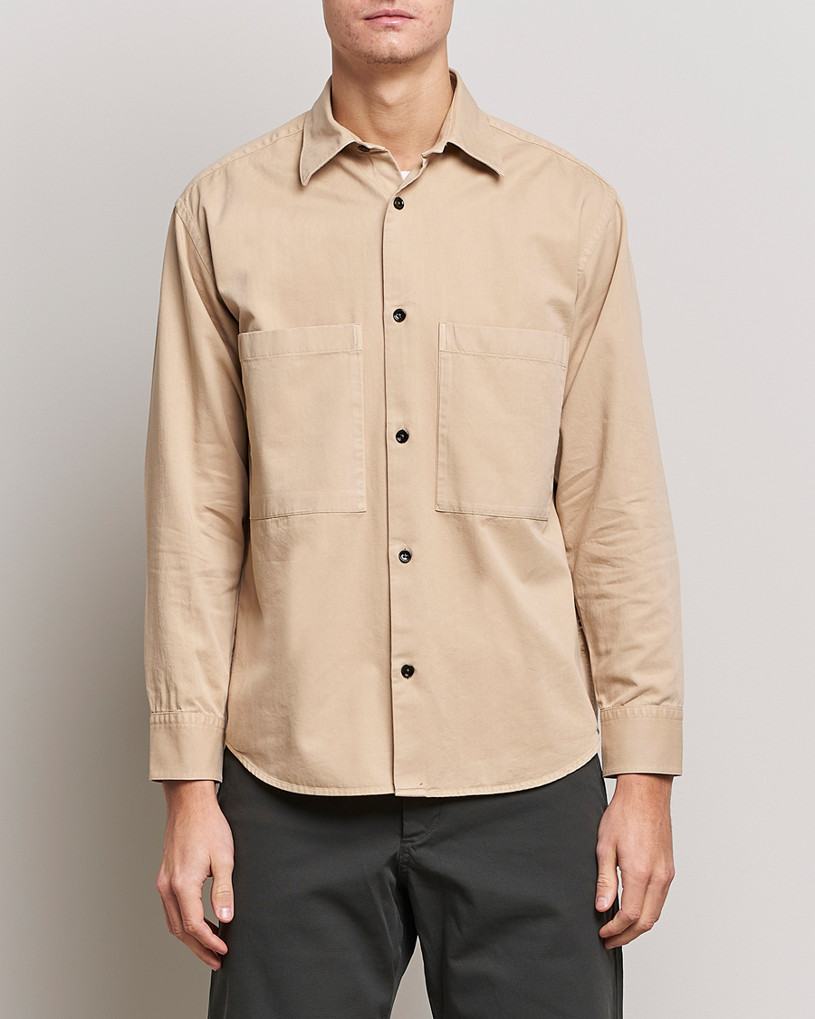 Herr | Skjortor | NN07 | Freddy Pocket Overshirt Light Khaki