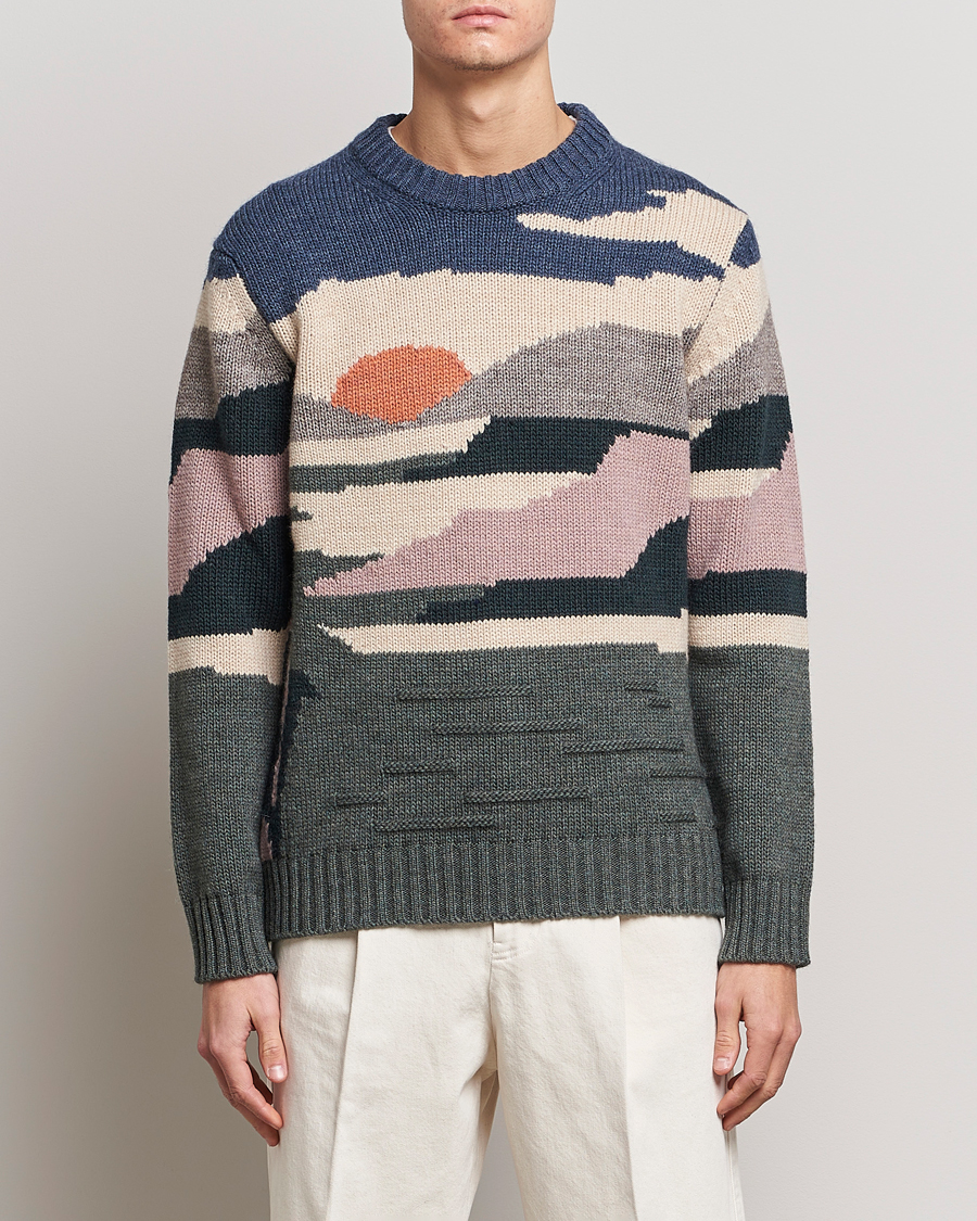 Herr |  | NN07 | Jason Sunset Knitted Sweater Multi