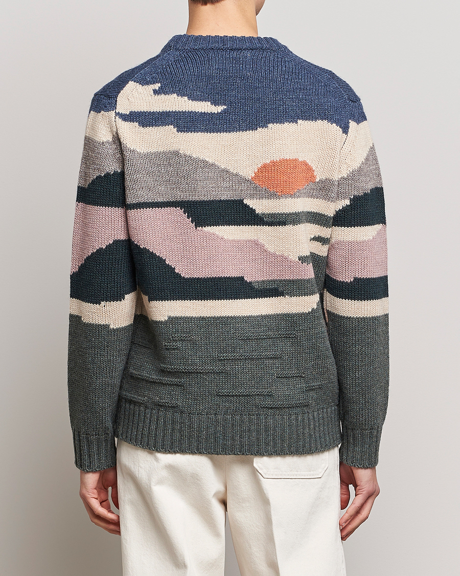 Herr | Tröjor | NN07 | Jason Sunset Knitted Sweater Multi