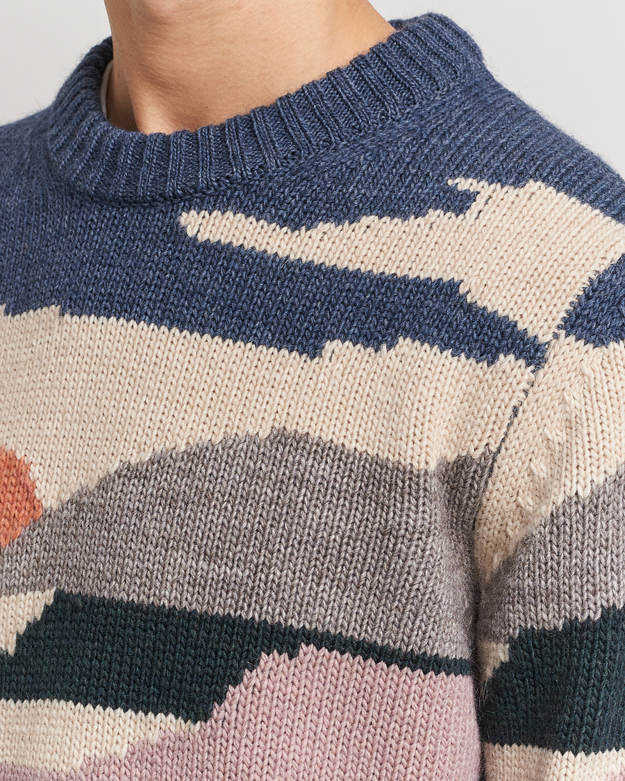 Herr | Tröjor | NN07 | Jason Sunset Knitted Sweater Multi