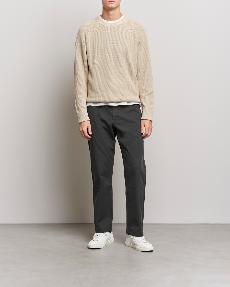 Herr | Tröjor | NN07 | Jacobo Cotton Knitted Sweater Off White