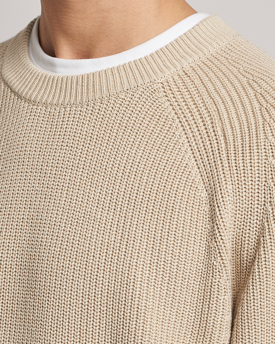 Herr | Tröjor | NN07 | Jacobo Cotton Knitted Sweater Off White