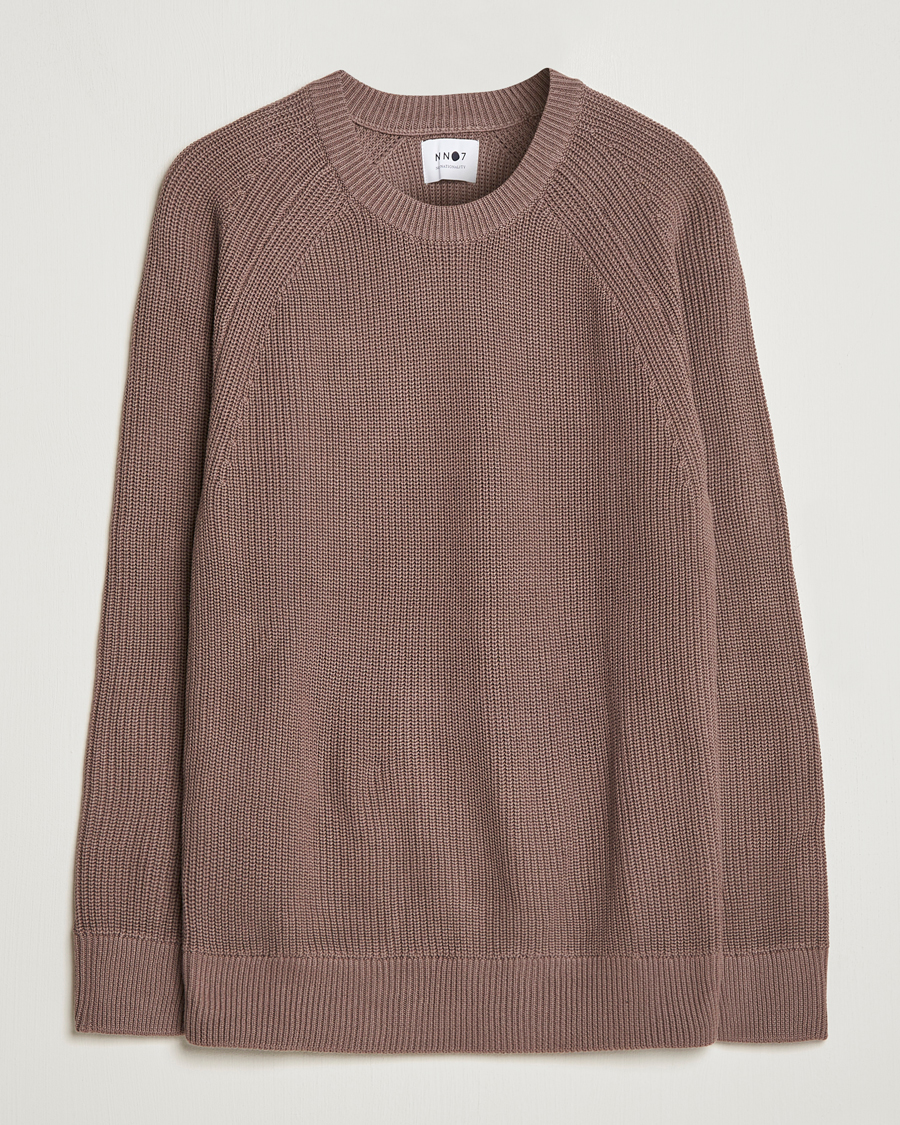 Herr | Tröjor | NN07 | Jacobo Cotton Knitted Sweater Iron