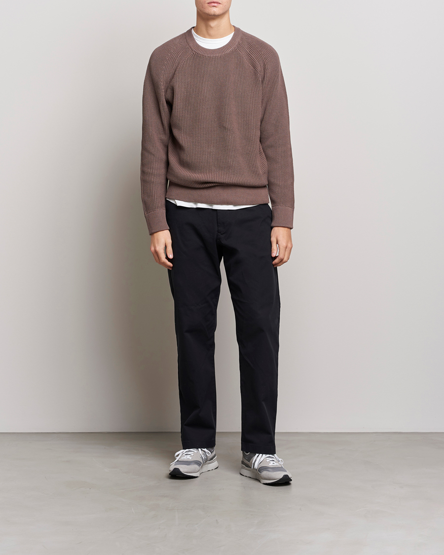Herr | Tröjor | NN07 | Jacobo Cotton Knitted Sweater Iron