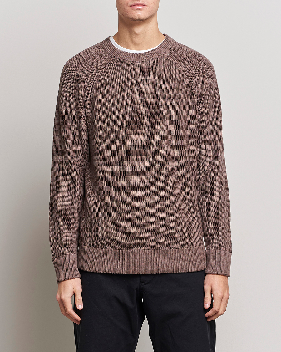 Herr | Tröjor | NN07 | Jacobo Cotton Knitted Sweater Iron
